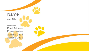 Animals & Pets Business Card 115