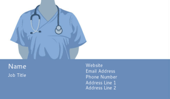 Health Care & Public Safety Business Card 5