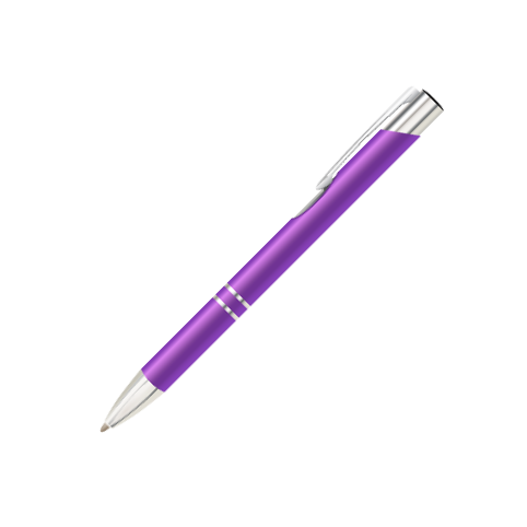 金属激光雕刻笔 - 紫色亚光