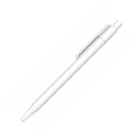 Click Ballpoint Pens - White
