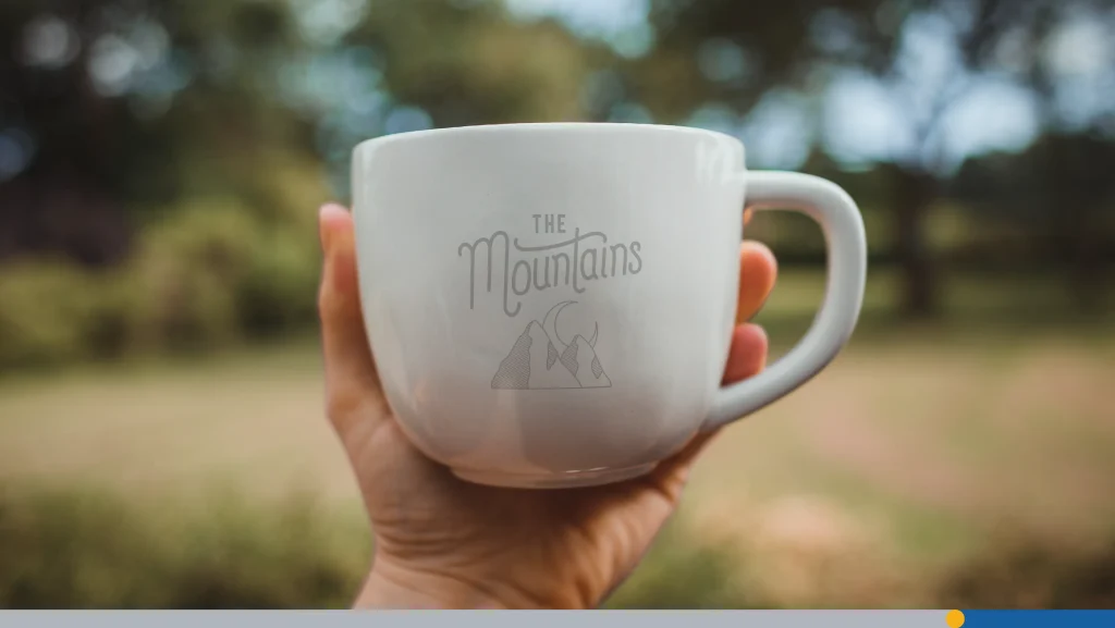 Tea cup mockup