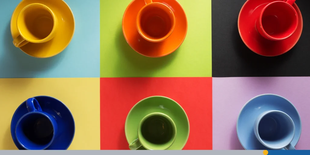 Colorful cups
