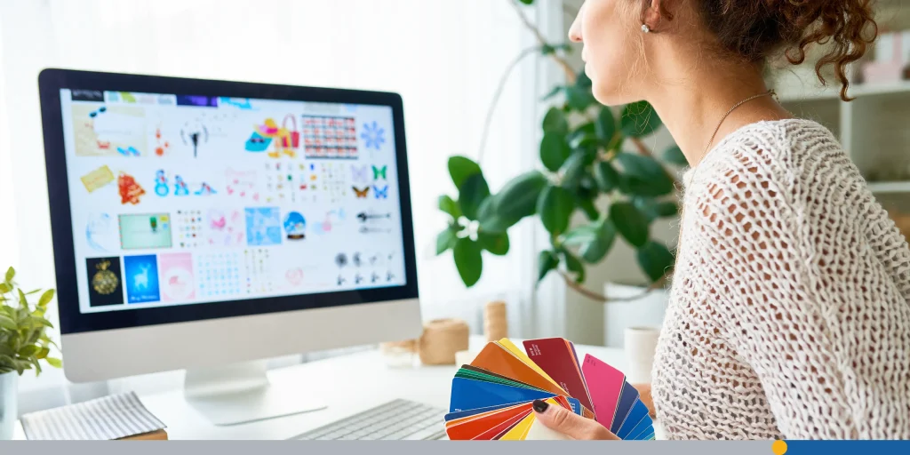 Creative Designer Working from Home 