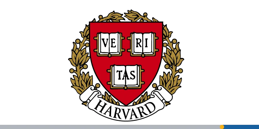 Close up image of the Harvard shield