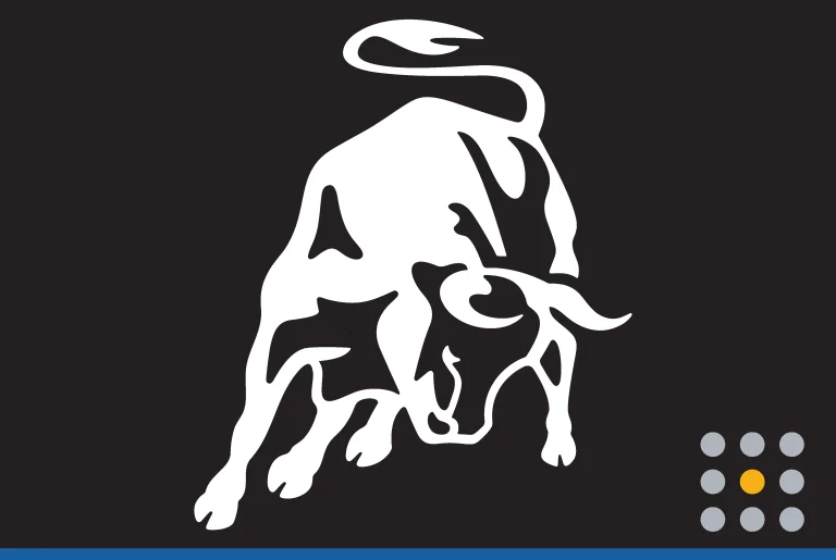 Black and white Lamborghini logo