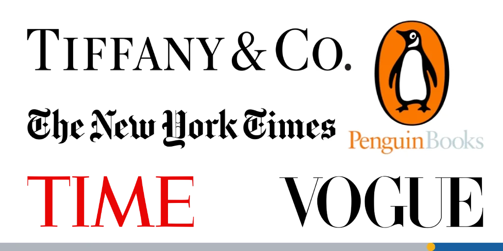 Famous Brands That Use Serif Fonts