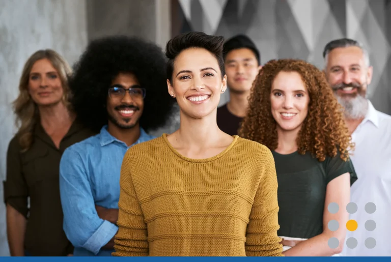 Diverse team members