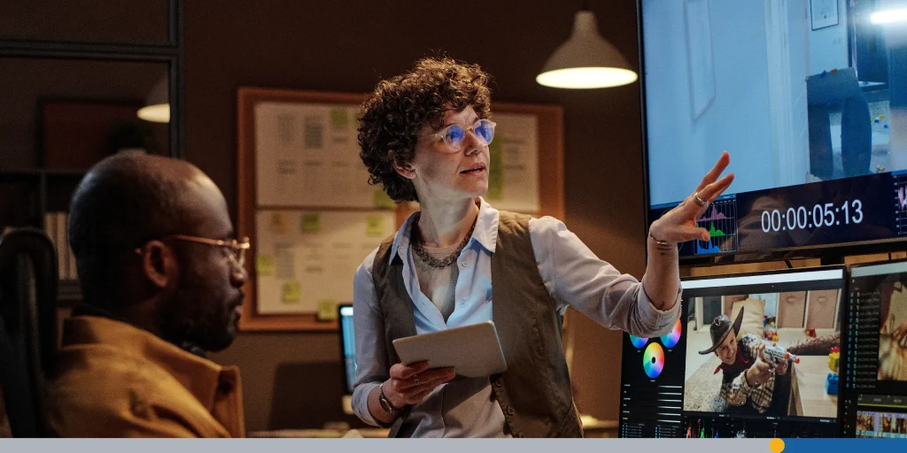 Project manager explaining shooting plot Stock Photo, ft. information technology & data technology - Envato