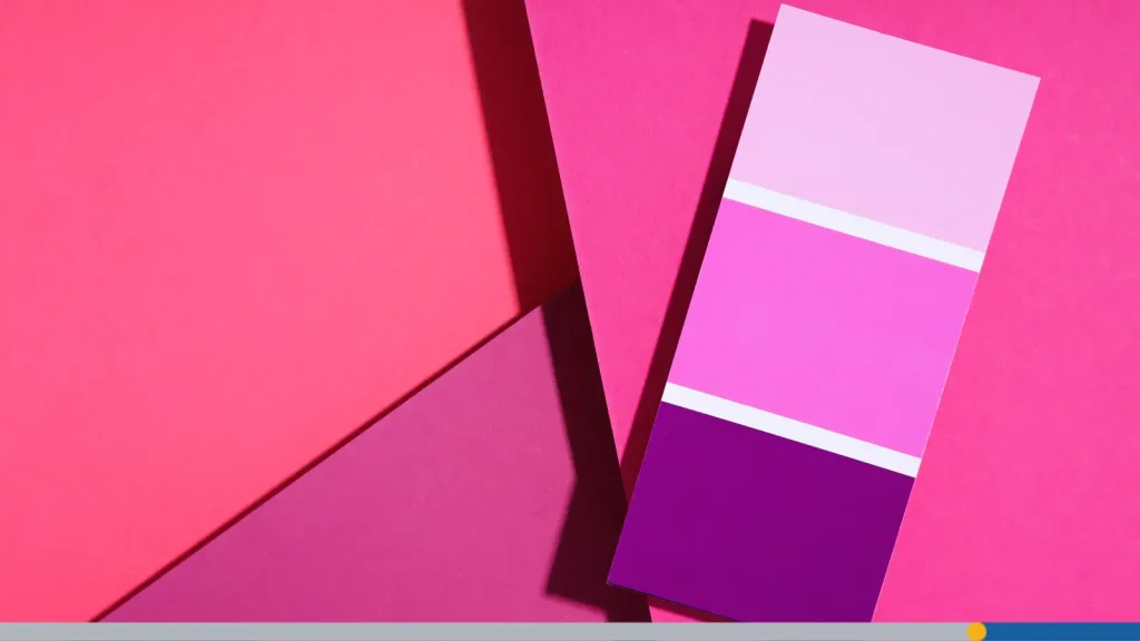 Bright pink color palette
