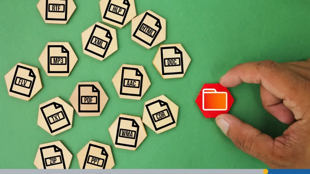 Different file icons