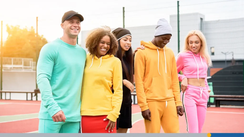 Group of people in active wear