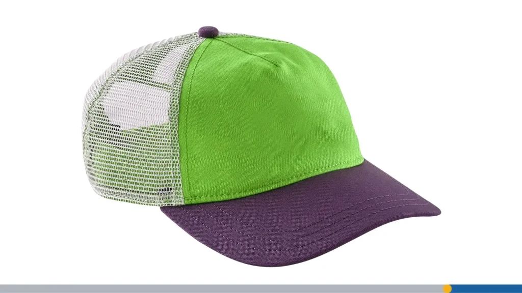 Green trucker hat