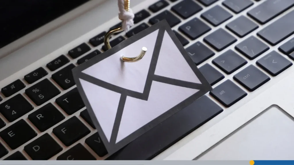 Email icon on a keyboard