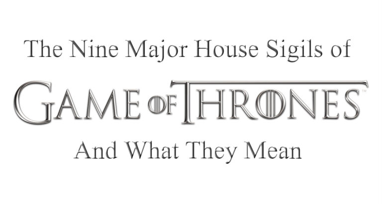 Game of Thrones house sigils