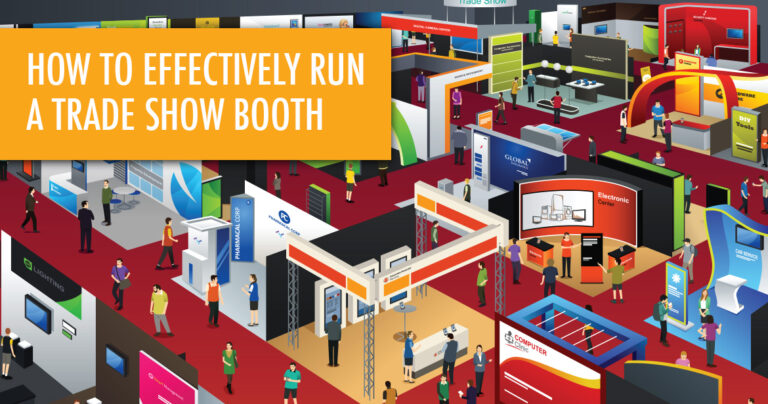 how to effectively run a trade show booth