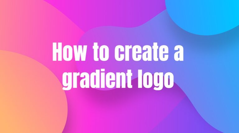 How to create a gradient logo