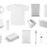 variety of white-colored promotional products