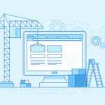 animated image of building a website