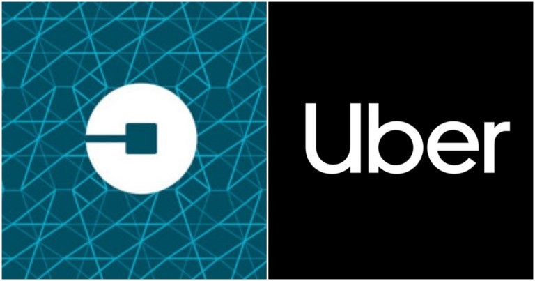 Old Versus New Uber Logos
